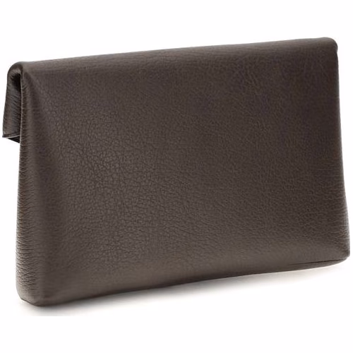 Saint Laurent Brown Lamb Ovis Aries Aries Clutch Bag
