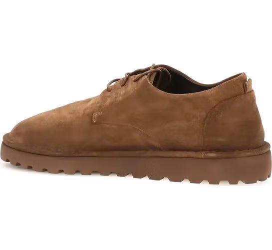Marsell Brown Calf Leather Bos Taurus Oxfords And Derbies