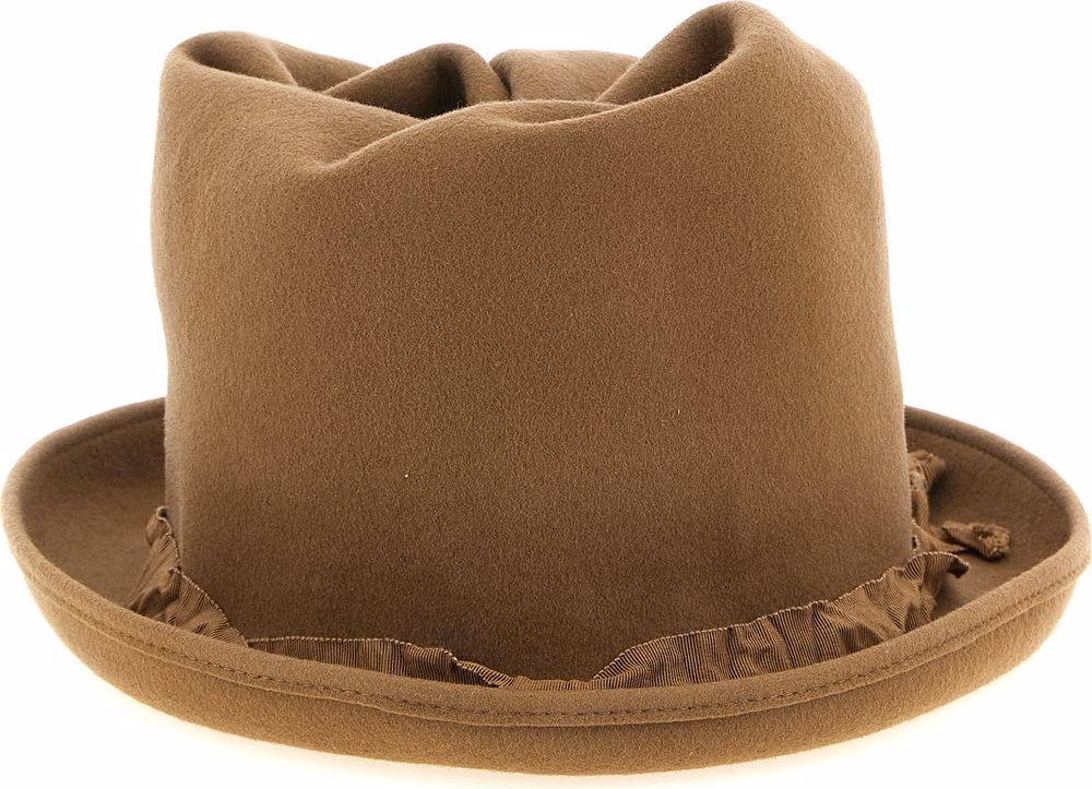 Yohji Yamamoto Beige Wool Fedora