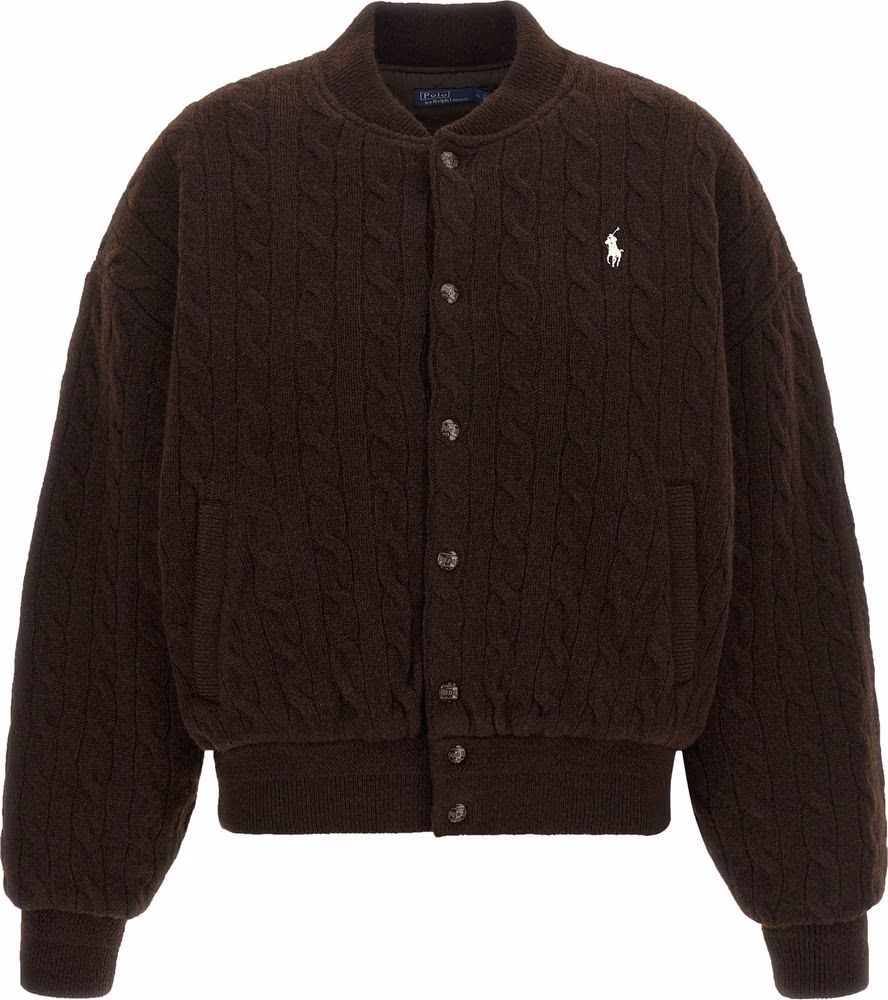 Polo Ralph Lauren Brown Wool Bomber