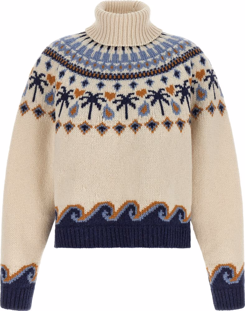 Alanui Multicolor Virgin Wool Cardigan