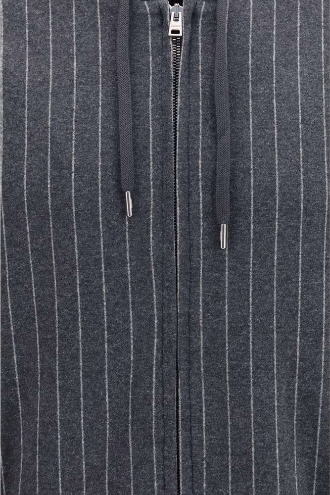 Herno Gray Cotton Sweatshirt