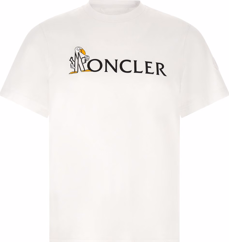 Moncler White Cotton T-Shirt