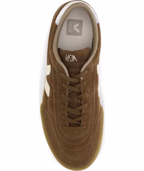 Veja Brown Recycled Polyester Low Top Sneakers