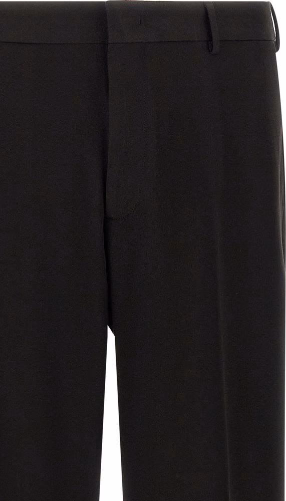 CELLAR DOOR Black Polyester Dress Pants