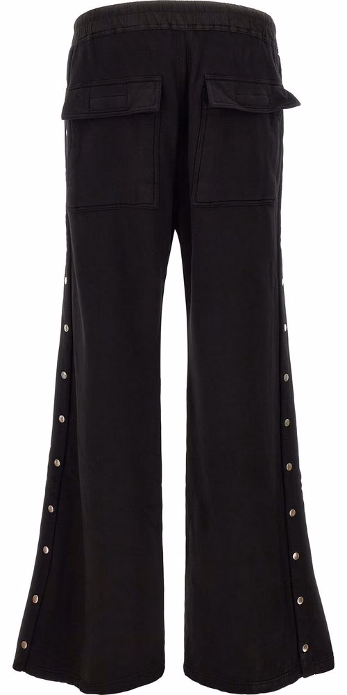 DRKSHDW Black Cotton Flared Pants