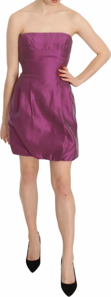 Ermanno Scervino Pink Halter Backless Midi Plain Dress