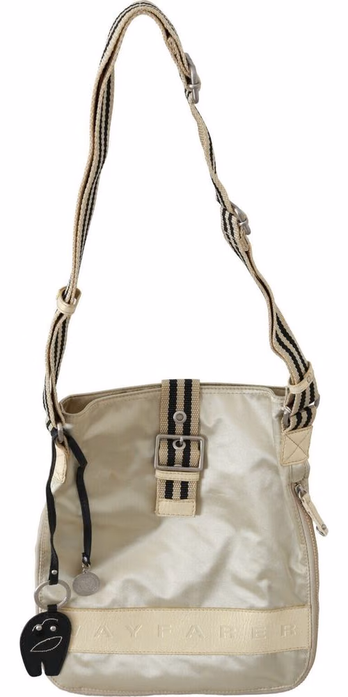 WAYFARER Beige Handbag Shoulder Tote Fabric Purse