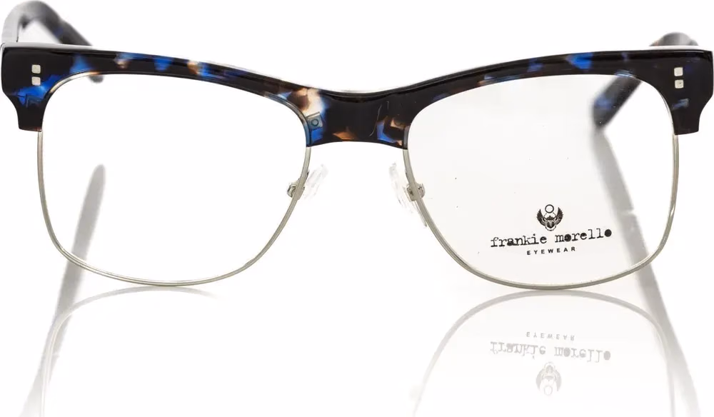 Frankie Morello Blue Metallic Men Frame