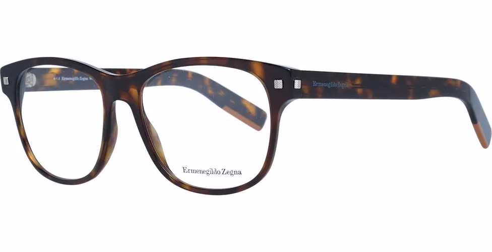 Ermenegildo Zegna Brown Plastic Glasses (Frames)