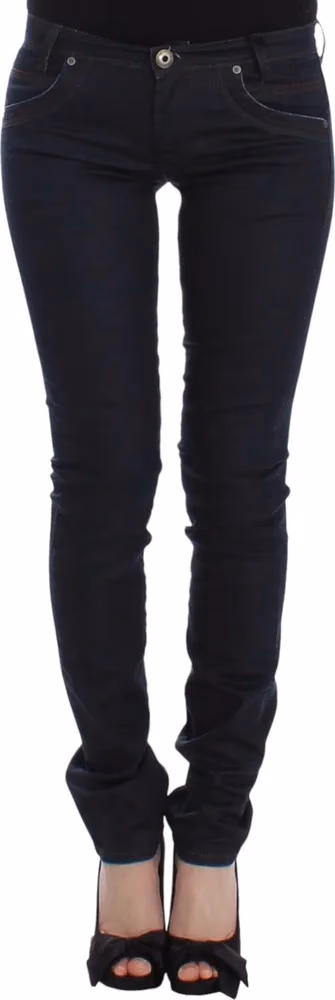 Ermanno Scervino Blue Slim Jeans Denim Pants Skinny Leg Stretch