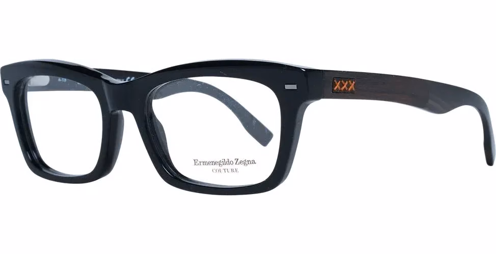 Ermenegildo Zegna Black Plastic Glasses (Frames)