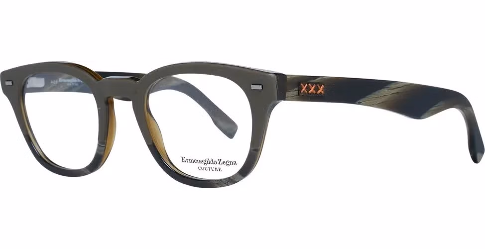 Ermenegildo Zegna Army Plastic Glasses (Frames)