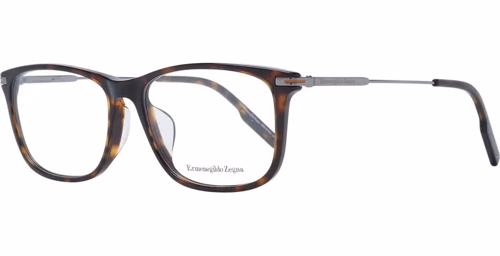 Ermenegildo Zegna Brown Plastic Glasses (Frames)
