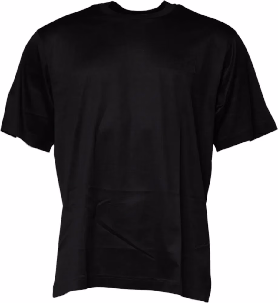 Dolce & Gabbana Black Crew Neck Short Sleeve T-shirt