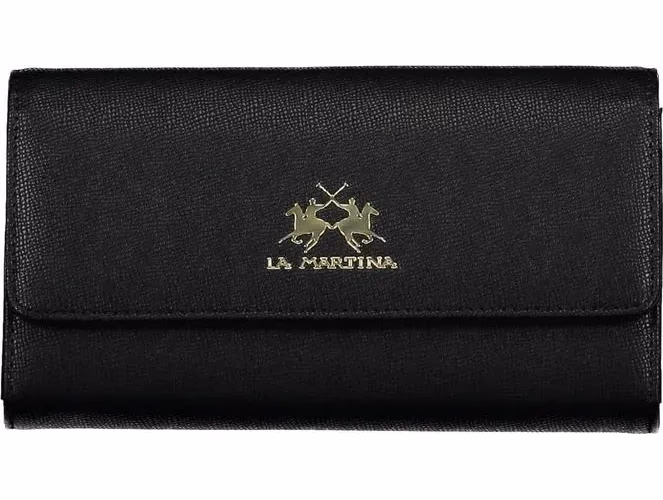 La Martina Black Polyethylene Women Wallet