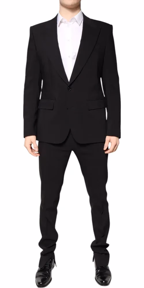 Dolce & Gabbana Multicolor Polyester Jacquard 2 Piece Suit