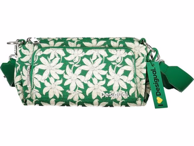 Desigual Verde Polyurethane Woman Shoulder Bag