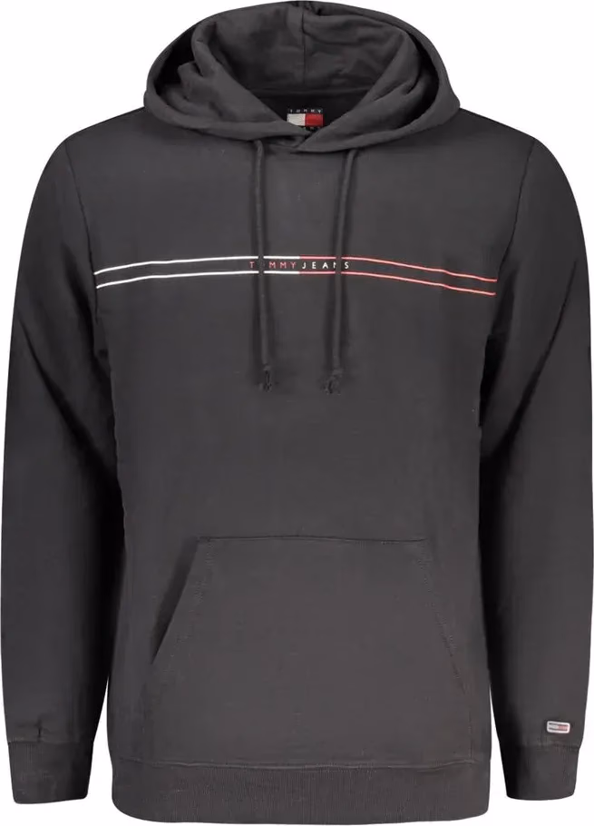 Tommy Hilfiger "Black Cotton Men's Hoodie"