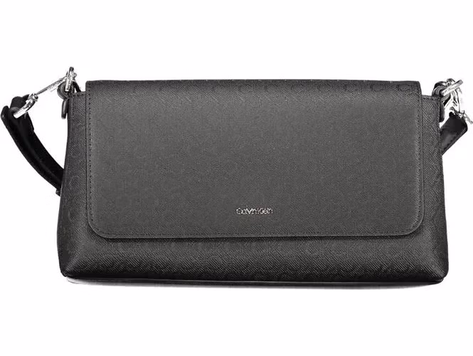 Calvin Klein Black Polyester Women's Shoulder Bag