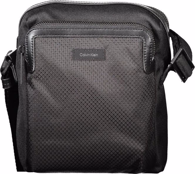 Calvin Klein Black Polyester Men's Shoulder Bag