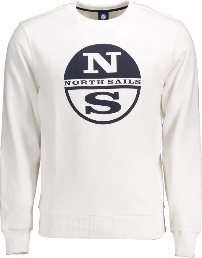 North Sails Bianco Cotton Men's Sweatshirt