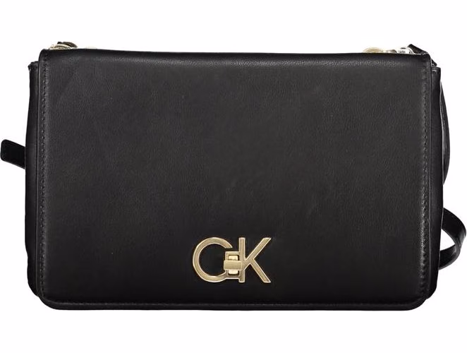 Calvin Klein Black Polyester Women's Shoulder Bag