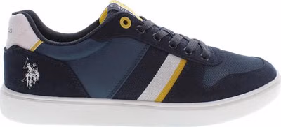 Blue Polyester Men's Sneaker