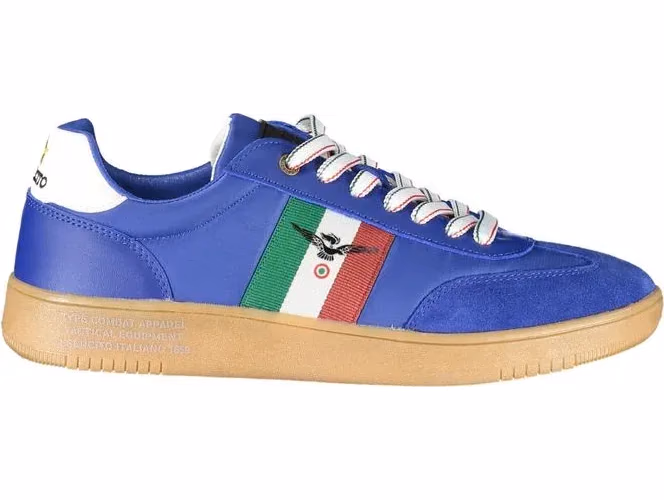 Esercito 1659 Blu Polyurethane Men Sneaker