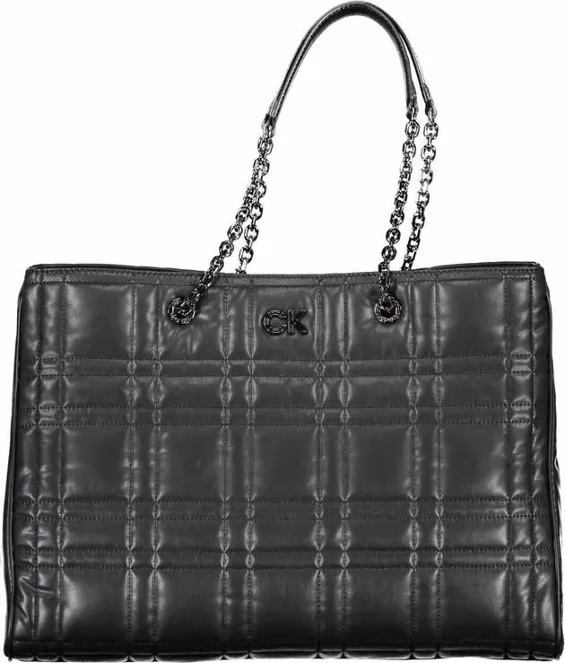 Calvin Klein Nero Polyester Woman Handbag