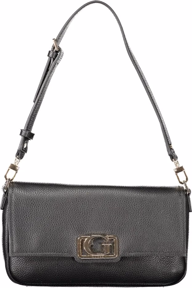 Guess Jeans Nero Poliuretano Women Handbag