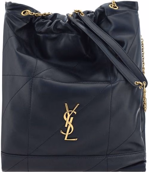 Saint Laurent Black Lamb Ovis Aries Aries Shoulder Bag