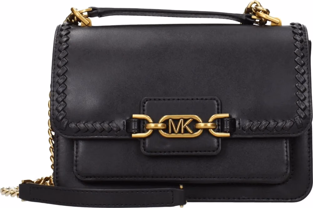 Michael Kors Black Leather Shoulder Bag