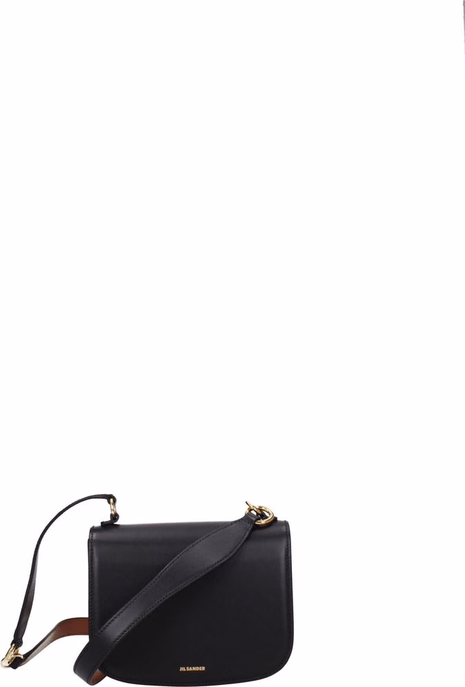 Jil Sander Black Leather Handbag