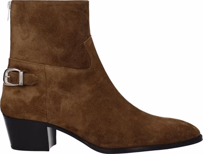 Brown Leather Ankle Boots