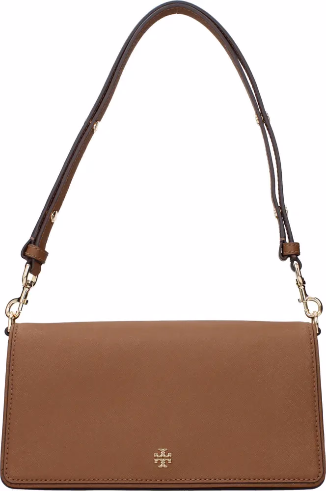 Tory Burch Brown Leather Shoulder Bag