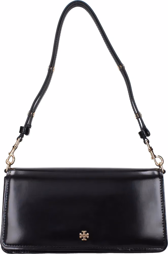 Tory Burch Black Leather Shoulder Bag