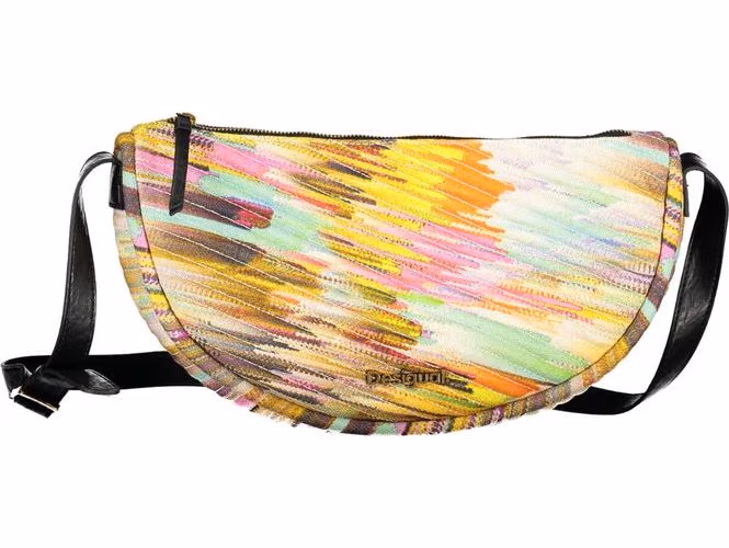 Desigual Giallo Polyester Woman Shoulder Bag