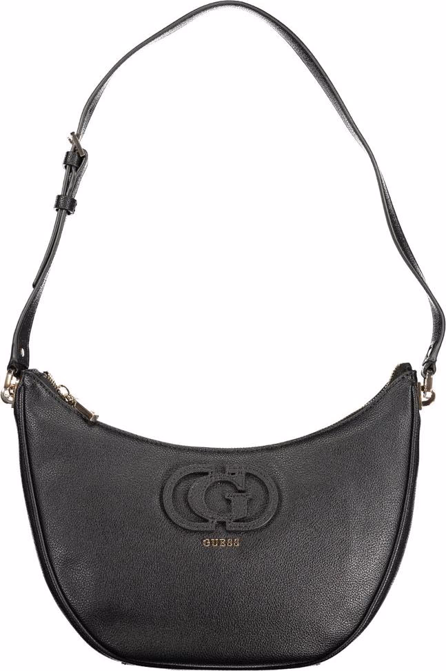 Guess Jeans Nero Poliuretano Women Handbag