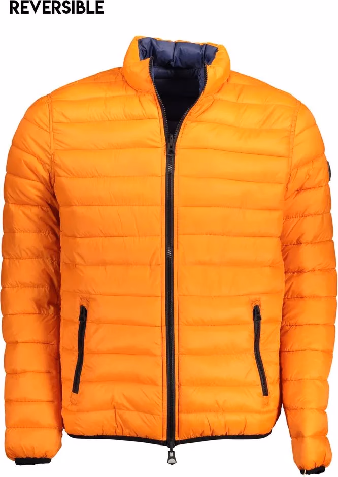 U.S. POLO ASSN. Orange Nylon Men's Jacket