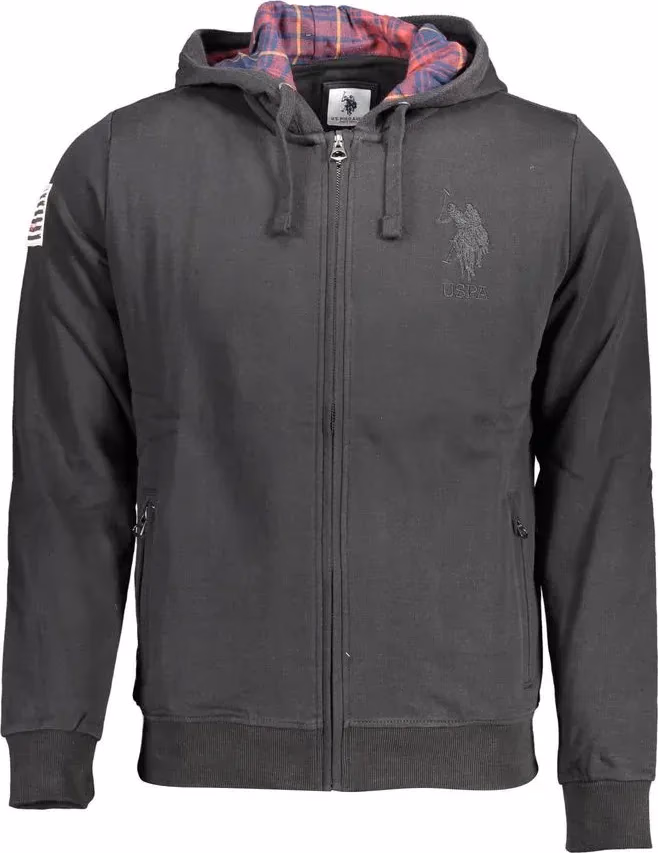 U.S. POLO ASSN. Black Cotton Men's Sweatshirt