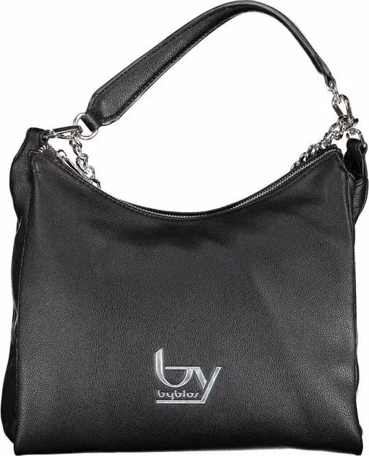 BYBLOS Black Polyurethane Women Handbag