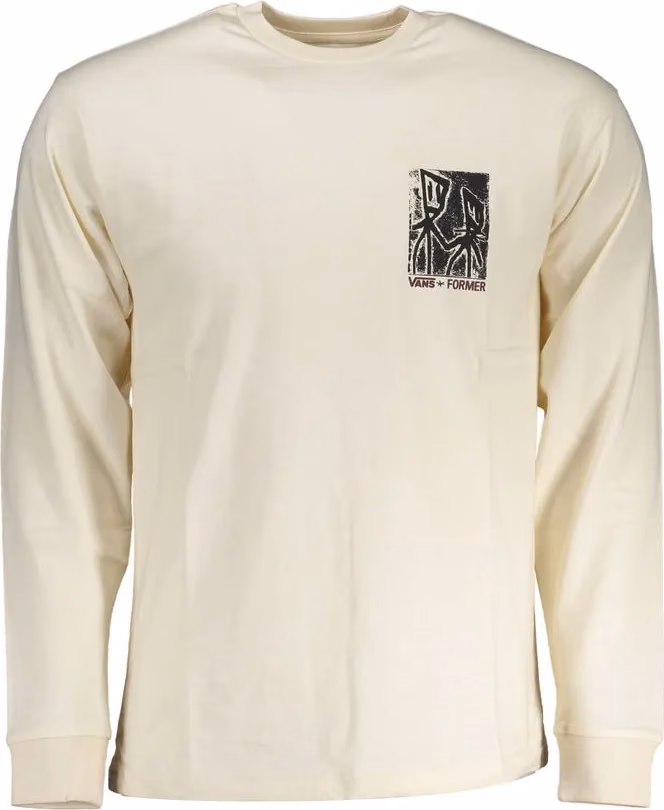 Vans White Cotton Men's T-Shirt
