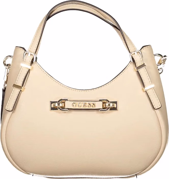 Guess Jeans Beige Polyurethane Woman Handbag