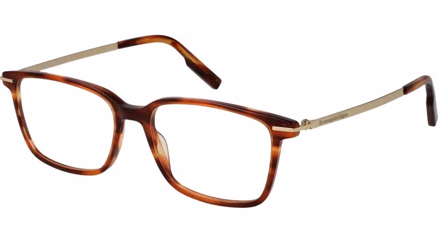 Ermenegildo Zegna Brown Acetate Glasses (Frames)