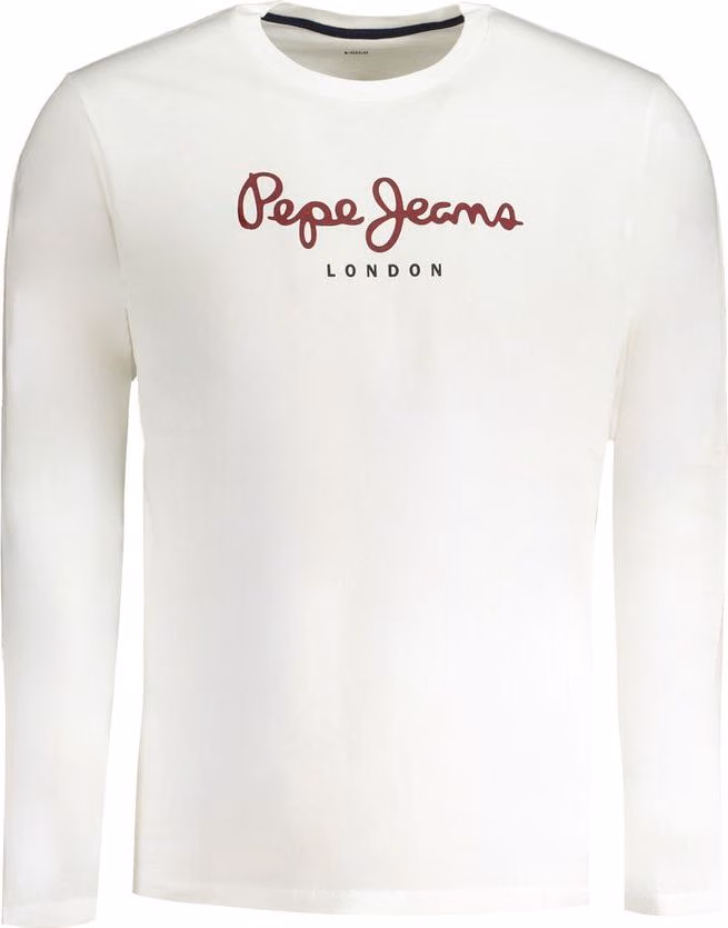 Pepe Jeans Bianco Cotton Men T-Shirt