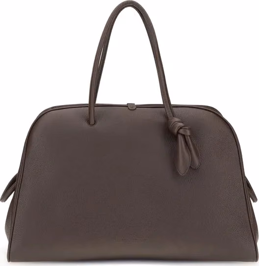 Jacquemus Brown Calf Leather Bos Taurus Handbag