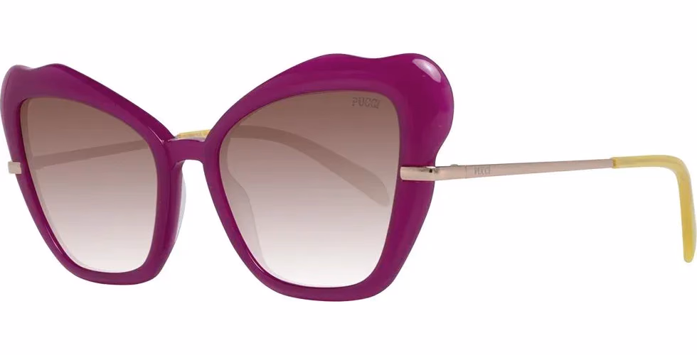 Emilio Pucci Purple Plastic Sunglasses