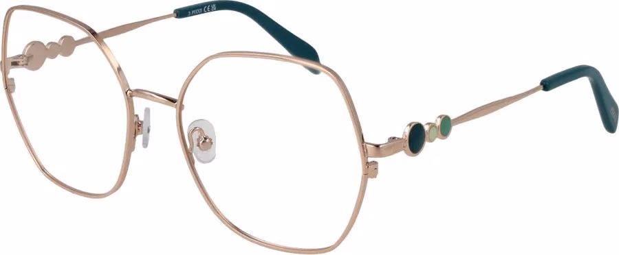 Emilio Pucci Rose Gold Metal Glasses (Frames)