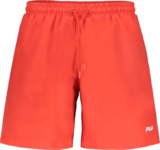 Fila Rosso Polyester Men's Swim Boxer